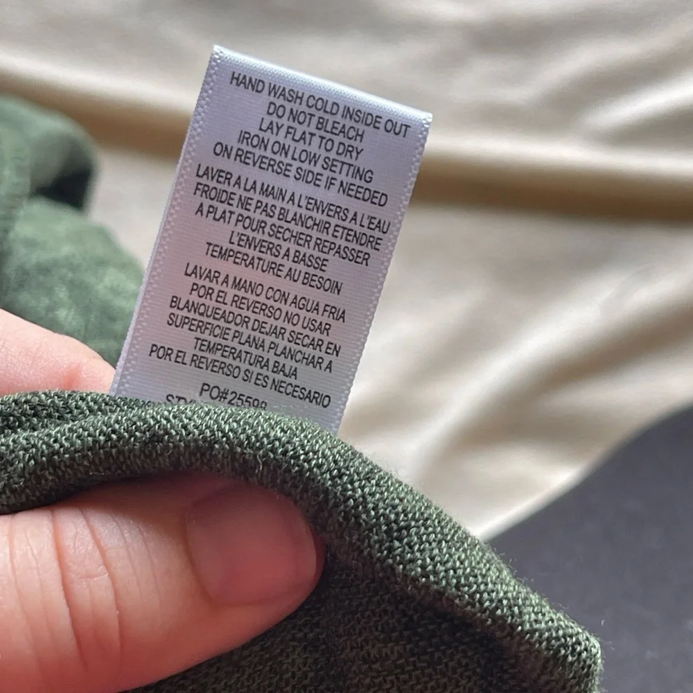 Bobeau NWOT stitch fix green rayon blend cardigan sweater